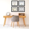 image:imageAmericanflat 11x14 Diploma Frame 4Pack  Matted to 85x11  Black  Engineered Wood construction Shatterresistant glass displays diplomas certificates and documents use with or without matBlack