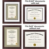 image:imageAmericanflat 11x14 Diploma Frame with ShatterResistant Glass  Use as 85x11 Frame with Mat or Display 11x14 Documents Without Mat  Certificate Frames with Engineered Wood for Wall Display  White  Engineered Wood construction Shatterresistant glass displays diplomas certificates and documents use with or without matMahogany