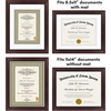 image:imageAmericanflat 11x14 Diploma Frame with ShatterResistant Glass  Use as 85x11 Frame with Mat or Display 11x14 Documents Without Mat  Certificate Frames with Engineered Wood for Wall Display  White  Engineered Wood construction Shatterresistant glass displays diplomas certificates and documents use with or without matMahogany Double white mat