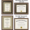 image:imageAmericanflat 11x14 Diploma Frame with ShatterResistant Glass  Use as 85x11 Frame with Mat or Display 11x14 Documents Without Mat  Certificate Frames with Engineered Wood for Wall  Driftwood  Engineered Wood construction Shatterresistant glass displays diplomas certificates and documents use with or without matMahogany  Gold With Black mat