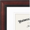 image:imageAmericanflat 11x14 Diploma Frame with ShatterResistant Glass  Use as 85x11 Frame with Mat or Display 11x14 Documents Without Mat  Certificate Frames with Engineered Wood for Wall Display  White  Engineered Wood construction Shatterresistant glass displays diplomas certificates and documents use with or without matMahogany Double white mat