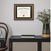 image:imageAmericanflat 11x14 Diploma Frame with ShatterResistant Glass  Use as 85x11 Frame with Mat or Display 11x14 Documents Without Mat  Certificate Frames with Engineered Wood for Wall  Driftwood  Engineered Wood construction Shatterresistant glass displays diplomas certificates and documents use with or without matMahogany  Gold With Black mat