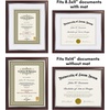 image:imageAmericanflat 11x14 Diploma Frame with ShatterResistant Glass  Use as 85x11 Frame with Mat or Display 11x14 Documents Without Mat  Certificate Frames with Engineered Wood for Wall Display  White  Engineered Wood construction Shatterresistant glass displays diplomas certificates and documents use with or without matMahogany  Silver