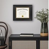 image:imageAmericanflat 11x14 Diploma Frame with ShatterResistant Glass  Use as 85x11 Frame with Mat or Display 11x14 Documents Without Mat  Certificate Frames with Engineered Wood for Wall  Driftwood  Engineered Wood construction Shatterresistant glass displays diplomas certificates and documents use with or without matBlack