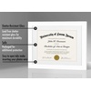 image:imageAmericanflat 11x14 Diploma Frame with ShatterResistant Glass  Use as 85x11 Frame with Mat or Display 11x14 Documents Without Mat  Certificate Frames with Engineered Wood for Wall Display  White  Engineered Wood construction Shatterresistant glass displays diplomas certificates and documents use with or without matWhite