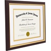 image:imageAmericanflat 11x14 Diploma Frame with ShatterResistant Glass  Use as 85x11 Frame with Mat or Display 11x14 Documents Without Mat  Certificate Frames with Engineered Wood for Wall Display  White  Engineered Wood construction Shatterresistant glass displays diplomas certificates and documents use with or without matMahogany  Gold