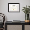 image:imageAmericanflat 11x14 Diploma Frame with ShatterResistant Glass  Use as 85x11 Frame with Mat or Display 11x14 Documents Without Mat  Certificate Frames with Engineered Wood for Wall Display  White  Engineered Wood construction Shatterresistant glass displays diplomas certificates and documents use with or without matBlack