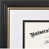 image:imageAmericanflat 11x14 Diploma Frame with ShatterResistant Glass  Use as 85x11 Frame with Mat or Display 11x14 Documents Without Mat  Certificate Frames with Engineered Wood for Wall Display  White  Engineered Wood construction Shatterresistant glass displays diplomas certificates and documents use with or without matBlack  Gold