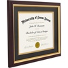 image:imageAmericanflat 11x14 Diploma Frame with ShatterResistant Glass  Use as 85x11 Frame with Mat or Display 11x14 Documents Without Mat  Certificate Frames with Engineered Wood for Wall  Driftwood  Engineered Wood construction Shatterresistant glass displays diplomas certificates and documents use with or without matMahogany  Gold With Black mat