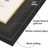 image:imageAmericanflat 11x14 Diploma Frame with ShatterResistant Glass  Use as 85x11 Frame with Mat or Display 11x14 Documents Without Mat  Certificate Frames with Engineered Wood for Wall  Driftwood  Engineered Wood construction Shatterresistant glass displays diplomas certificates and documents use with or without matBlack