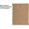 image:imageAmericanflat 11x14 Picture Frame 2Pack  Matted to 8x10  White  Slim Molding construction Polished plexiglass front hangs vertical or horizontal sawtooth hangers includedGold