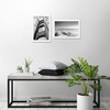 image:imageAmericanflat 11x14 Picture Frame 2Pack  Matted to 8x10  White  Slim Molding construction Polished plexiglass front hangs vertical or horizontal sawtooth hangers includedWhite