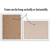 image:imageAmericanflat 11x14 Picture Frame 2Pack  Matted to 8x10  White  Slim Molding construction Polished plexiglass front hangs vertical or horizontal sawtooth hangers includedWhite