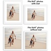 image:imageAmericanflat 11x14 Picture Frame 2Pack  Matted to 8x10  White  Slim Molding construction Polished plexiglass front hangs vertical or horizontal sawtooth hangers includedWhite