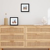 image:imageAmericanflat 11x14 Picture Frame 2Pack  Matted to 8x10  White  Slim Molding construction Polished plexiglass front hangs vertical or horizontal sawtooth hangers includedBlack