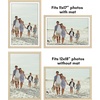 image:imageAmericanflat 11x14 Picture Frame 2Pack  Matted to 8x10  White  Slim Molding construction Polished plexiglass front hangs vertical or horizontal sawtooth hangers includedNatural Oak