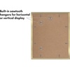 image:imageAmericanflat 11x14 Picture Frame 2Pack  Matted to 8x10  White  Slim Molding construction Polished plexiglass front hangs vertical or horizontal sawtooth hangers includedGold