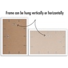 image:imageAmericanflat 11x14 Picture Frame 2Pack  Matted to 8x10  White  Slim Molding construction Polished plexiglass front hangs vertical or horizontal sawtooth hangers includedWhite