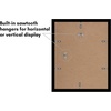 image:imageAmericanflat 11x14 Picture Frame 2Pack  Matted to 8x10  White  Slim Molding construction Polished plexiglass front hangs vertical or horizontal sawtooth hangers includedBlack