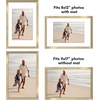 image:imageAmericanflat 11x14 Picture Frame 2Pack  Matted to 8x10  White  Slim Molding construction Polished plexiglass front hangs vertical or horizontal sawtooth hangers includedGold