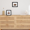 image:imageAmericanflat 11x14 Picture Frame 2Pack  Matted to 8x10  White  Slim Molding construction Polished plexiglass front hangs vertical or horizontal sawtooth hangers includedBlack