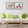 image:imageAmericanflat 11x14 Picture Frame 2Pack  Matted to 8x10  White  Slim Molding construction Polished plexiglass front hangs vertical or horizontal sawtooth hangers includedBlack