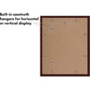 image:imageAmericanflat 11x14 Picture Frame 2Pack  Matted to 8x10  White  Slim Molding construction Polished plexiglass front hangs vertical or horizontal sawtooth hangers includedMahogany