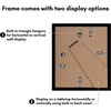 image:imageAmericanflat 11x14 Picture Frame 2Pack  Matted to 8x10  White  Slim Molding construction Polished plexiglass front hangs vertical or horizontal sawtooth hangers includedBlack