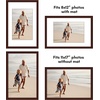 image:imageAmericanflat 11x14 Picture Frame 2Pack  Matted to 8x10  White  Slim Molding construction Polished plexiglass front hangs vertical or horizontal sawtooth hangers includedMahogany