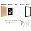 image:imageAmericanflat 11x14 Picture Frame 2Pack  Matted to 8x10  White  Slim Molding construction Polished plexiglass front hangs vertical or horizontal sawtooth hangers includedMahogany