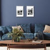 image:imageAmericanflat 11x14 Picture Frame 2Pack  Matted to 8x10  White  Slim Molding construction Polished plexiglass front hangs vertical or horizontal sawtooth hangers includedSilver