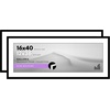 image:imageAmericanflat 11x14 Picture Frame 2Pack  Matted to 8x10  White  Slim Molding construction Polished plexiglass front hangs vertical or horizontal sawtooth hangers includedBlack