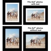image:imageAmericanflat 11x14 Picture Frame 2Pack  Matted to 8x10  White  Slim Molding construction Polished plexiglass front hangs vertical or horizontal sawtooth hangers includedBlack