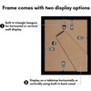 image:imageAmericanflat 11x14 Picture Frame 2Pack  Matted to 8x10  White  Slim Molding construction Polished plexiglass front hangs vertical or horizontal sawtooth hangers includedBlack