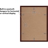 image:imageAmericanflat 11x14 Picture Frame 2Pack  Matted to 8x10  White  Slim Molding construction Polished plexiglass front hangs vertical or horizontal sawtooth hangers includedMahogany