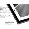 image:imageAmericanflat 11x14 Picture Frame 2Pack  Matted to 8x10  White  Slim Molding construction Polished plexiglass front hangs vertical or horizontal sawtooth hangers includedBlack