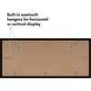 image:imageAmericanflat 11x14 Picture Frame 2Pack  Matted to 8x10  White  Slim Molding construction Polished plexiglass front hangs vertical or horizontal sawtooth hangers includedBlack
