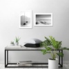image:imageAmericanflat 11x14 Picture Frame 2Pack  Matted to 8x10  White  Slim Molding construction Polished plexiglass front hangs vertical or horizontal sawtooth hangers includedWhite