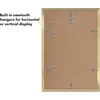 image:imageAmericanflat 11x14 Picture Frame 2Pack  Matted to 8x10  White  Slim Molding construction Polished plexiglass front hangs vertical or horizontal sawtooth hangers includedGold