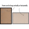 image:imageAmericanflat 11x14 Picture Frame 2Pack  Matted to 8x10  White  Slim Molding construction Polished plexiglass front hangs vertical or horizontal sawtooth hangers includedBlack