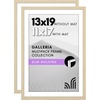 image:imageAmericanflat 11x14 Picture Frame 2Pack  Matted to 8x10  White  Slim Molding construction Polished plexiglass front hangs vertical or horizontal sawtooth hangers includedNatural Oak