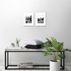 image:imageAmericanflat 11x14 Picture Frame 2Pack  Matted to 8x10  White  Slim Molding construction Polished plexiglass front hangs vertical or horizontal sawtooth hangers includedWhite