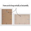 image:imageAmericanflat 11x14 Picture Frame 2Pack  Matted to 8x10  White  Slim Molding construction Polished plexiglass front hangs vertical or horizontal sawtooth hangers includedWhite