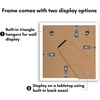 image:imageAmericanflat 11x14 Picture Frame 2Pack  Matted to 8x10  White  Slim Molding construction Polished plexiglass front hangs vertical or horizontal sawtooth hangers includedWhite