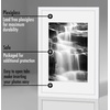 image:imageAmericanflat 11x14 Picture Frame 2Pack  Matted to 8x10  White  Slim Molding construction Polished plexiglass front hangs vertical or horizontal sawtooth hangers includedWhite