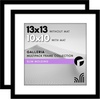 image:imageAmericanflat 11x14 Picture Frame 2Pack  Matted to 8x10  White  Slim Molding construction Polished plexiglass front hangs vertical or horizontal sawtooth hangers includedBlack