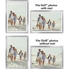 image:imageAmericanflat 11x14 Picture Frame 2Pack  Matted to 8x10  White  Slim Molding construction Polished plexiglass front hangs vertical or horizontal sawtooth hangers includedSilver