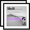 image:imageAmericanflat 11x14 Picture Frame 2Pack  Matted to 8x10  White  Slim Molding construction Polished plexiglass front hangs vertical or horizontal sawtooth hangers includedBlack