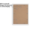 image:imageAmericanflat 11x14 Picture Frame 2Pack  Matted to 8x10  White  Slim Molding construction Polished plexiglass front hangs vertical or horizontal sawtooth hangers includedWhite