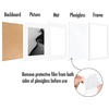 image:imageAmericanflat 11x14 Picture Frame 2Pack  Matted to 8x10  White  Slim Molding construction Polished plexiglass front hangs vertical or horizontal sawtooth hangers includedWhite